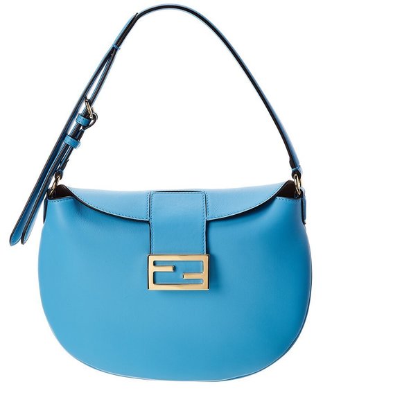 Fendi Bags Fendi Croissant Small Leather Shoulder Bag Poshmark